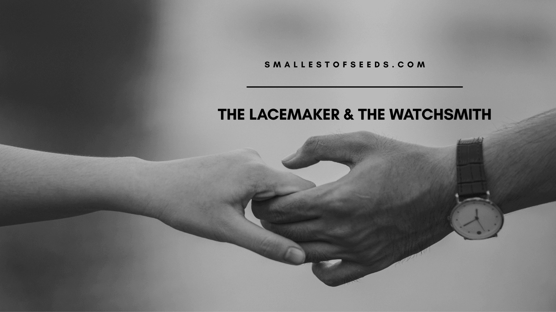 Lacemaker and watchsmith banner The Lacemaker and the Watch-smith: Marriage Lessons from the Martins