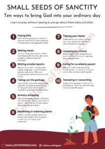ten ways to make the everyday sacred