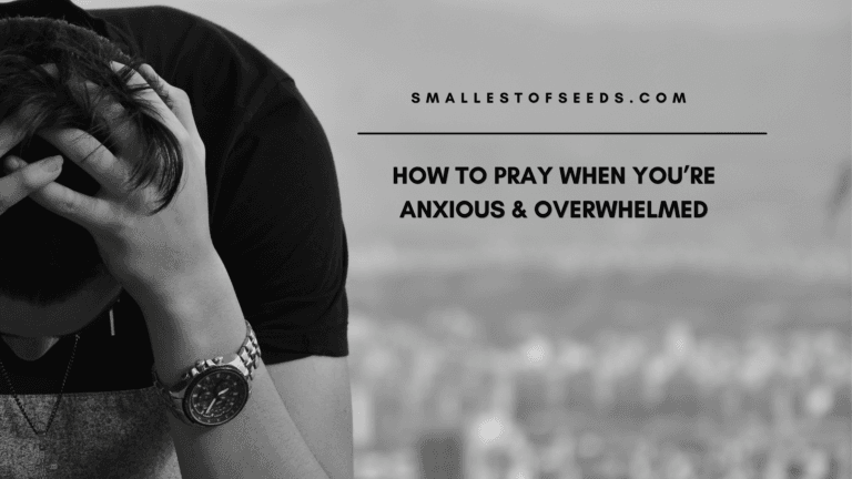 how to pray when you're anxious