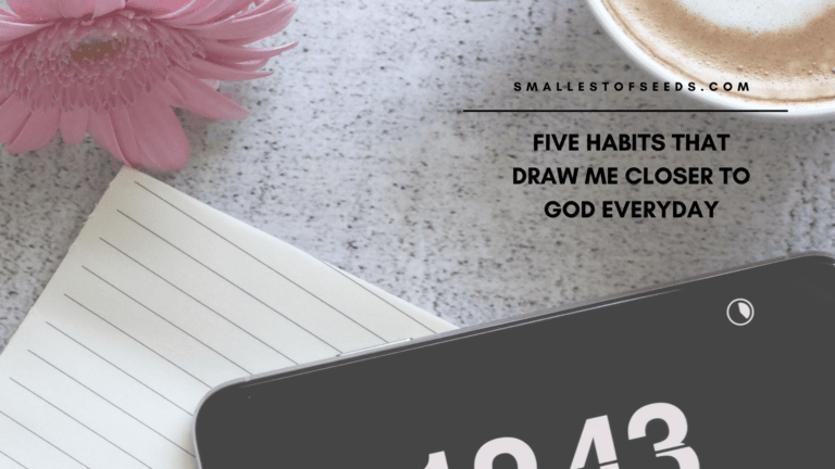 grow closer to god each day