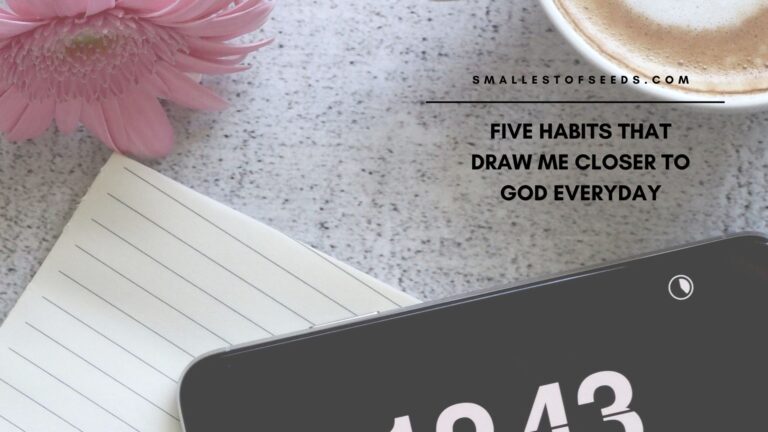 grow closer to god each day