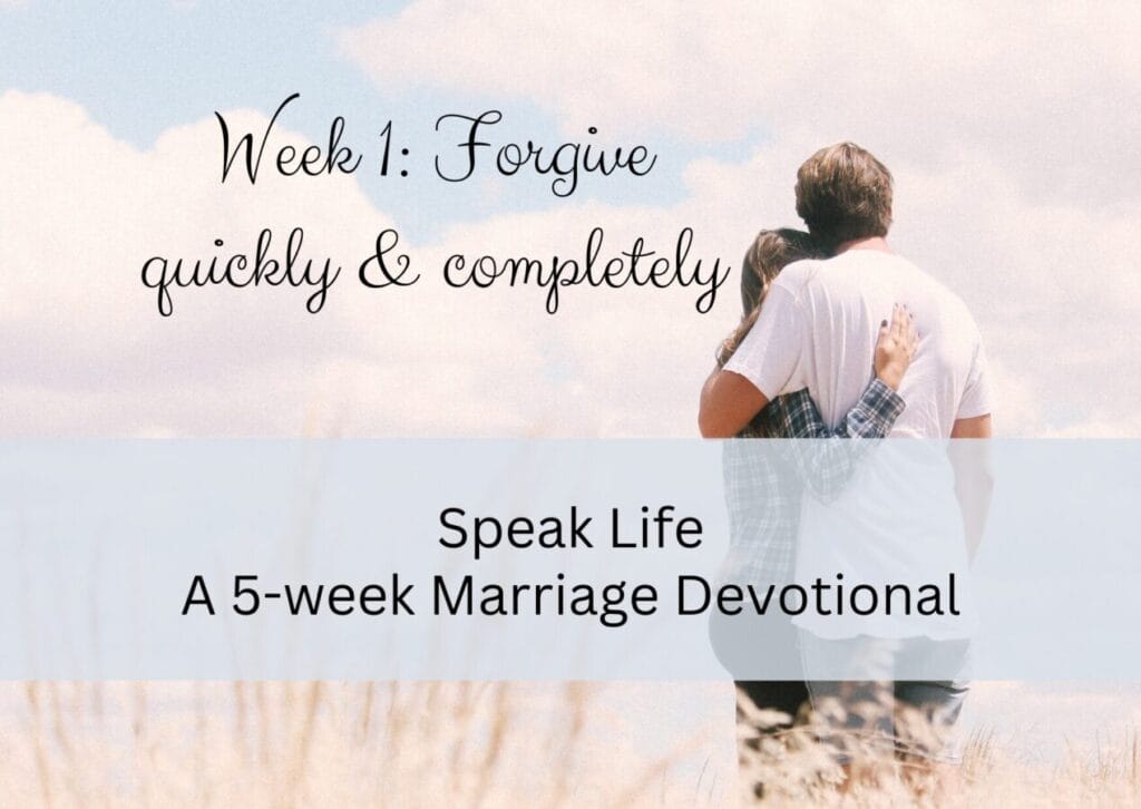 forgive each other