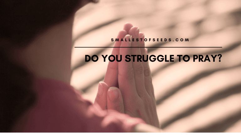 do you struggle to pray blog cover