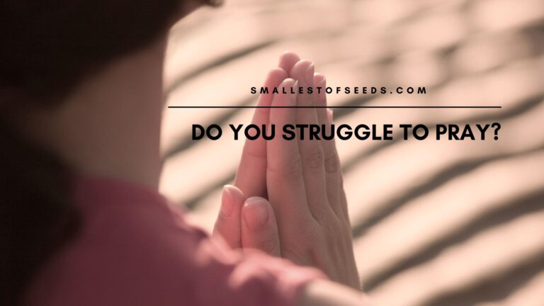 do you struggle to pray blog cover