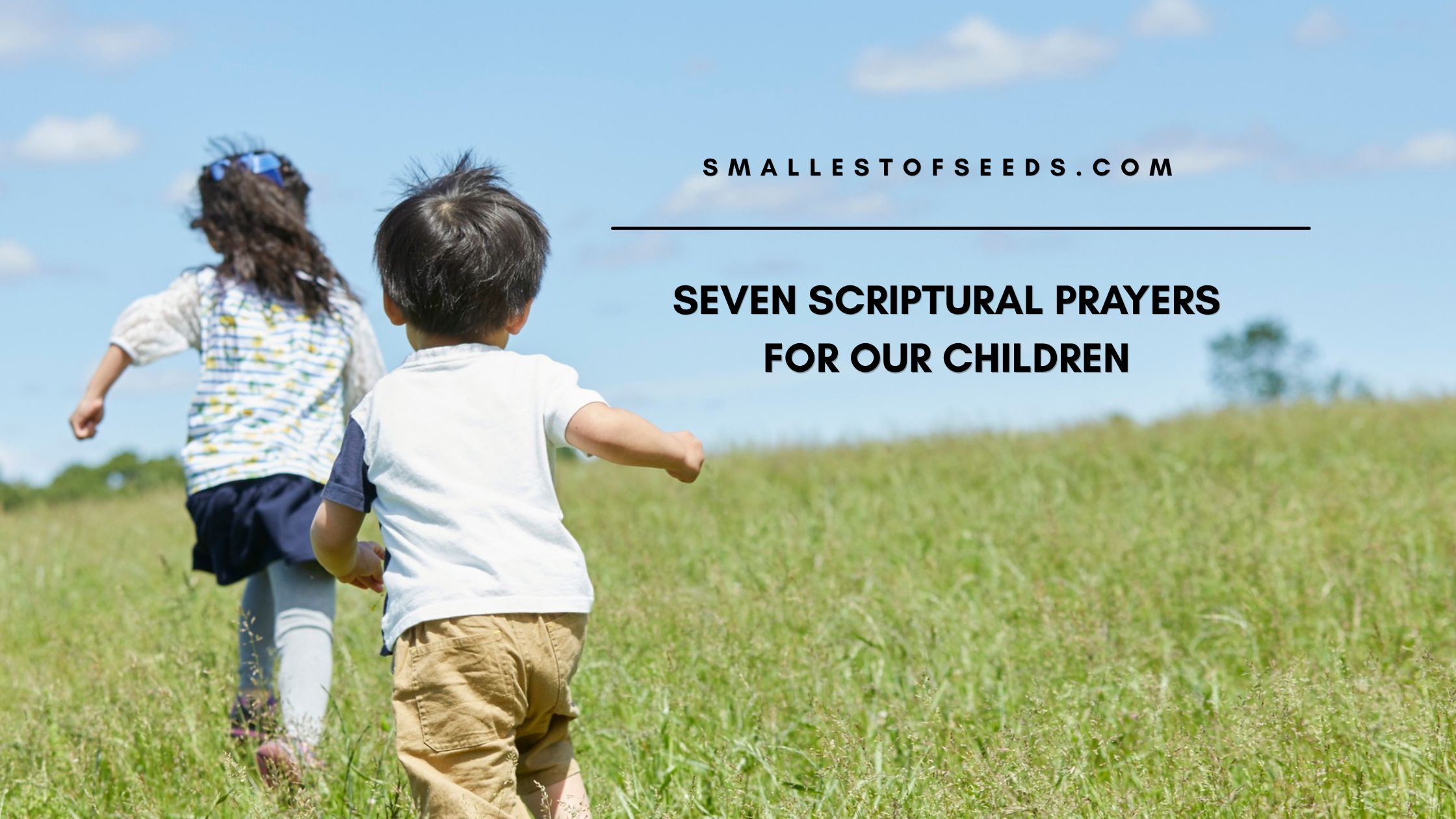 Seven Scriptural Prayers for Our Children