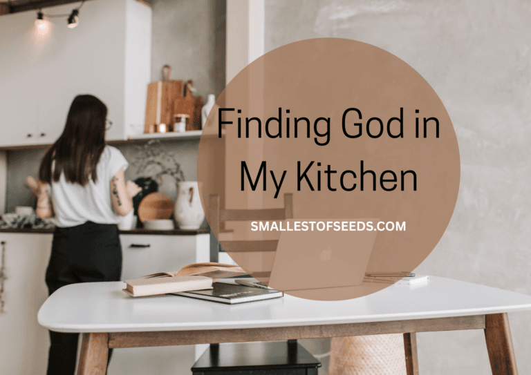 finding god in my kitchen