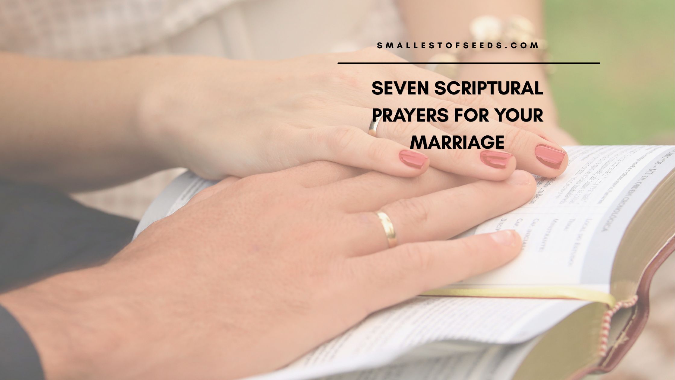 marriage prayers husband and wife